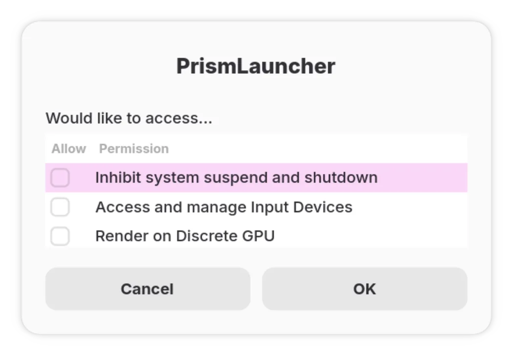 Prism Launcher -- Default
